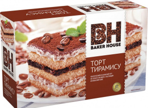 Торт бисквитный Тирамису (Baker House) 350 г
