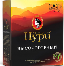 Чай черный Принцесса Нури высокогорный 100 пак с ярлычком