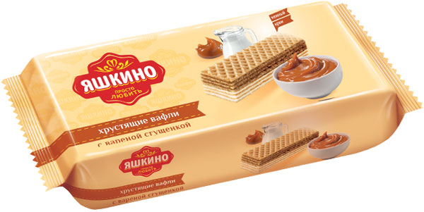 Вафли С вареной сгущенкой (Яшкино) 300 г