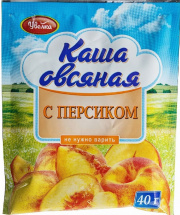 Каша овсяная Увелка с персиком 40 г