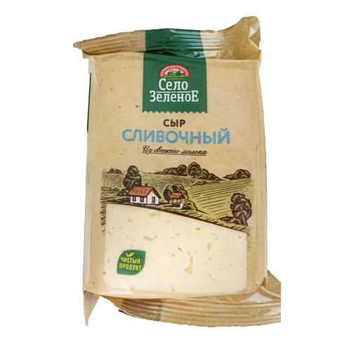 Сыр Сливочный 50% (Село Зеленое) 200 г