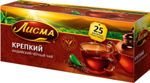 Чай черный Лисма Крепкий 25 пак