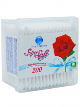 Палочки ватные Русалочка Super Soft 200 шт