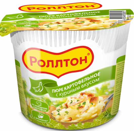 Пюре картофельное Роллтон с куриным вкусом 40 г