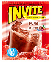 Напиток быстрорастворимый Кола (Invite) 9 г