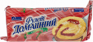 Рулет Домашний клубника (Раменский КК) 150 г