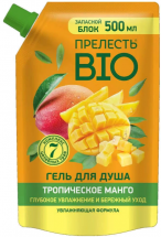 Гель для душа Прелесть Bio Тропическое манго 500 мл