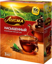 Чай черный Лисма Насыщенный 100 пак