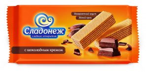 Вафли с шоколадным кремом (Сладонеж) 170 г