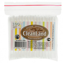 Палочки ватные CleanLand классические 100 шт