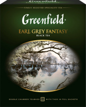 Чай черный Greenfield Earl Grey Fantasy 100 пак