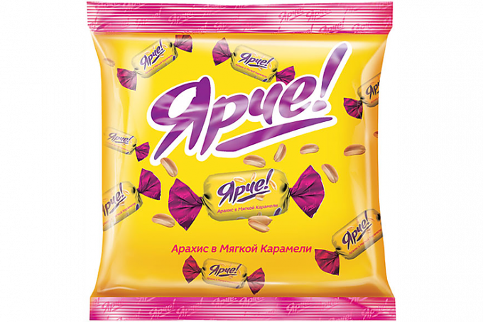 Конфеты Ярче! с арахисом (KDV) 500 г