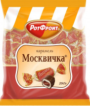 Карамель Москвичка в шоколадной глазури (Рот Фронт) 250 г
