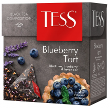 Чай черный TESS Blueberry Tart 20 пирамидок