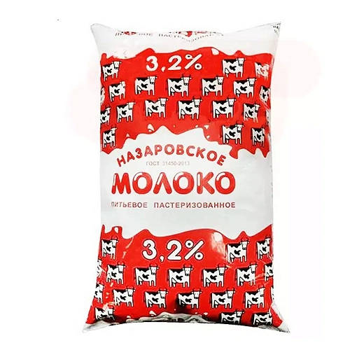 Молоко 3,2% (Назаровский МКК) 1 л