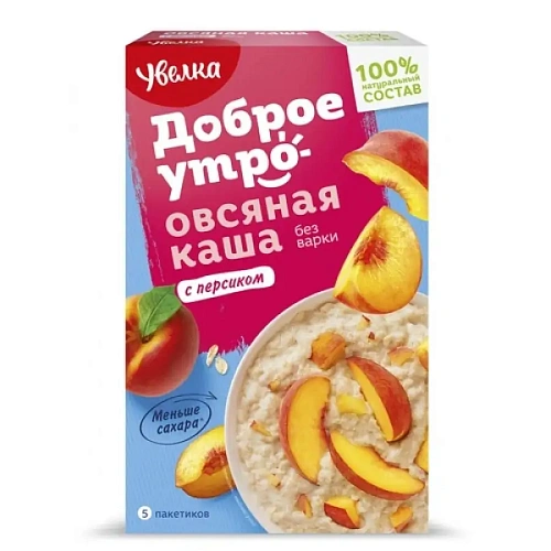 Каша овсяная Увелка с персиком 5 шт*40 г