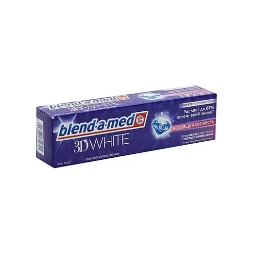 Паста зубная Blend-a-Med 3D White Бодрящая свежесть 100 мл